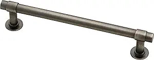 Franklin Brass Francisco (10-Pack) Cabinet Handles 5-1/16" Hole Center Vintage Pulls | Heirloom Silver Hardware Kitchen Door, Drawers, Dressers, Furniture P29618K-904-B