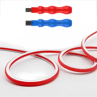 JARBIH 16.4ft 8mm Separated Neon Flexible LED Light Strip Cover,Wear Free