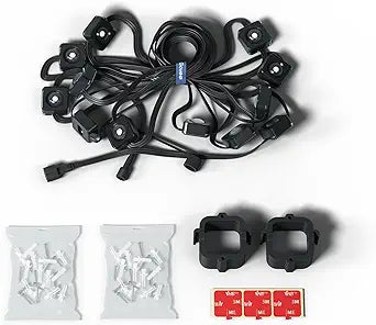 Govee 16.4ft Extension Lights Only for Permanent Outdoor Lights 2, Applicable to 50ft H705D and 100ft H705E, Not Included Adapter or Control Box, Black Version