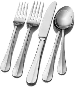 Pfaltzgraff Simplicity 20-Piece Stainless Steel Flatware Set, Service for 4