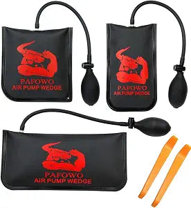 3-PCS Air Wedge Bag Pump, 350 LB Load Air Shim, Leveling & Alignment Tools