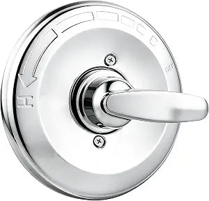 Replacement for Delta 13/14 Series Shower Trim Kit, Shower Cover Plate with Handle (Valve& Catridge Not Inclued) (1, Chrome)
