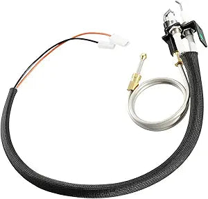 24-Inch Electronic IPI Ignition Pilot Assembly 350-P Fit for Dexen 6003 Series Gas valves, Natural Gas Metal Construction