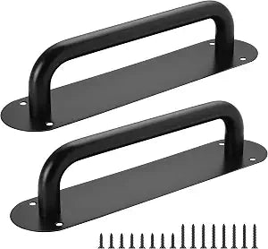 Malimali 2 Pack 11" Black Large Barn Door Handles, Gate Door Pull Handle