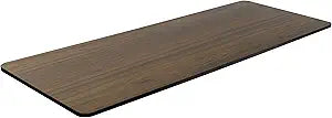 TechOrbits Electric Standing MDF Table Top 60 Inch - Dark Wood