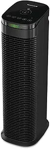 Honeywell HEPA Air Purifier for Home, 990 Ft┬▓ Rooms in 1 hour, HEPA Filter, Auto Mode, Air Quality Indicator, Reduces Allergens, Dust, Pollen, Pet Dander, All Smoke Types, Odors, Black, HPA180