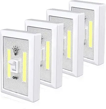 Closet Light,Battery Operated Tap Light,Bright Switch Light4 Pack