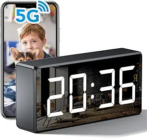 4K WiFi Camera 5G Indoor Security Nanny Cam for Monitor, Dog with Motion Detection, Night Vision