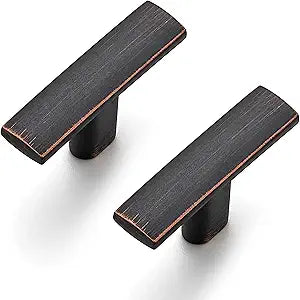 Ravinte Curved Cabinet Pulls Kitchen Cupboard Hardware Zinc Alloy Cabinet Pulls 1-3/4 Inch, 1.75Length, Oil Rubbed Bronze 25 Pack
