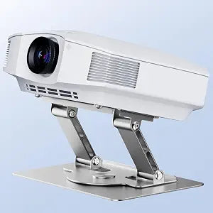 UYI Silver Projector Stand, 30 lb Foldable Mount with 360 Rotation