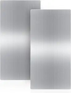2 Pcs 32 x 16 Inch Stainless Steel Hand Dryer Wall Splash Guard Metal Wall Panels Backsplash Protector with Ultra Strength Adhesive for Bathroom, Kitchen, Restroom