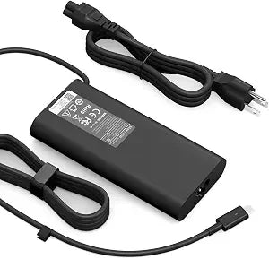 Replacement for 130W Dell Laptop Charger USB C Compatible with Dell XPS 15 17 2in1 9510 9500 Latitude 9510 5420 5520 Precision 5530 2in1 HA130PM170 DA130PM170
