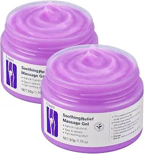 Umex 2PCS Purple Soothing Pain Relief Massage Gel, Joint Gel