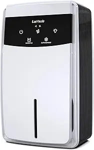 Dehumidifier for Bathroom with Drain Hose, 95 OZ Dehumidifiers for Home Bedroom Basement & RVAuto Shut-off
