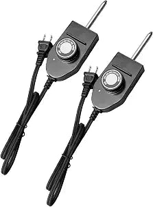 2Pcs Electric Skillet Griddle Cord Fit for Presto Replace PR100 06900,