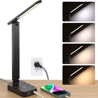 Addtam LED Desk Lamp with 4 Modes for Home Office College Dorm Essentials