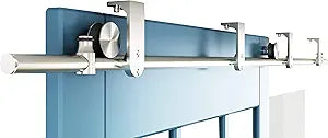 DIYHD 6.6FT Stainless Steel Ceiling Mount Sliding Barn Door Hardware