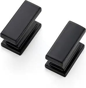 JOY DECOR 10 Pack Matte Black Cabinet Knobs Kitchen Handles for Cabinets