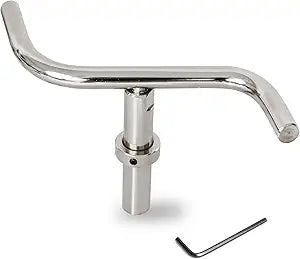 Tool Rest, Crossbar Internal S shaped with M12 x 1.25 thread, with Stem 1diameter x 4 3/4 length and a tool rest collar for Woodturning Lathes, Woodworking Tools.