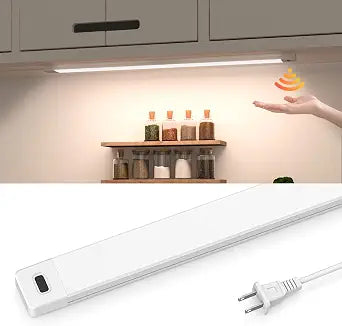 MYPLUS 16 Inch Under Cabinet Lights with Hand Wave,Plug and Play