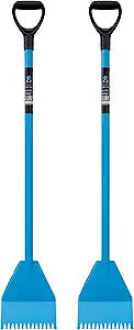 Roof Tear Off Shovel 47.5 in  2 Pack El Burro Shingle Shovel Stripper | Heavy Duty Steel Roofing Removal Tools for Shingles & Nails | Blue