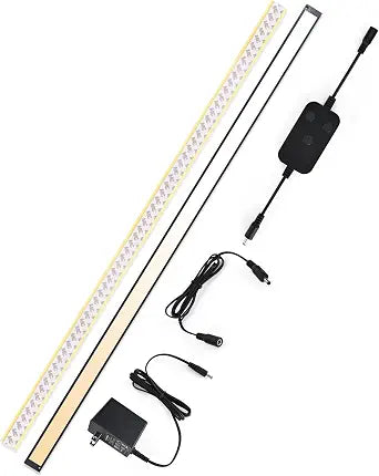 1pack 40inch Dimmable LED Kitchen Light Kit, 2700-6000K Smart Closet Cabinet Lighting Fixture APP Control, Work with Alexa, Google Assistant, for Under Counter, Garage, Pantry (Black)
