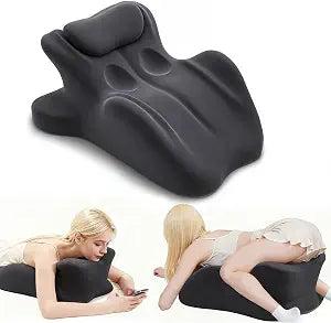 Couples Pillow,Sweet Spot Pillow, 27Angle Perfect Position Intimacy Pillows for Couples,Memory Foam Support Cushion for Waist, Neck & Back (Matte Black)