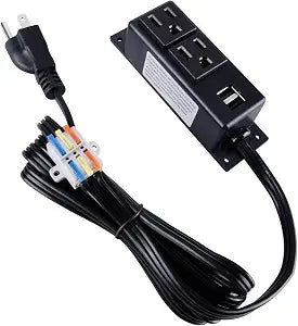 Gun Safe Accessory Electrical Power Outlet Kit, Safe Power Outlet with USB