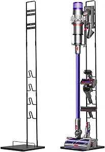 Foho Vacuum Stand Compatible for Dyson, Stable Metal Storage Bracket Holder Compatible for Dyson V6 V7 V8 V10 V11 Cordless Vacuum Cleaners & Accessories