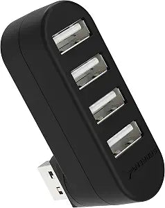 SABRENT 4 Port USB 2.0 Hub [90/180 Degree Rotatable] (HB-UMN4)