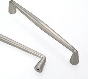 Asidrama Brushed Satin Nickel Cabinet Pulls Solid Handles,5 Inch,10 Pack
