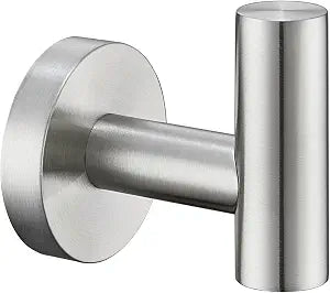 APLusee Brushed Nickel Towel Hook for Bathroom Storage, Wall Mounted