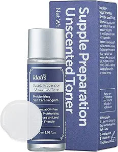DearKlairs Supple Preparation Unscented Toner, Travel Size, 1.01 fl oz