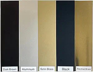 Black Anodized Aluminum Kickplates (6 x 42)