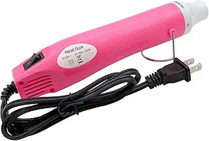Heat Gun, Mini Hot Air Gun for DIY Crafts Portable Heat Air Gun Tool for Embossing Shrink Wrapping Drying Paint