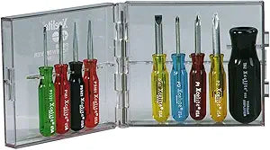Weller Xcelite 9 Pieces Convertible Mini Screwdriver Set - Inch Sizes | PS88N