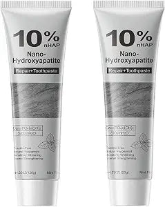 10% Nano Hydroxyapatite Toothpaste,Mint,4.23oz,2Pcs