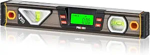 PREXISO 12-Inch Digital Level with LCD Display, 360 Angle Gauge