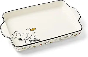 Lenox 897686 Chef Snoopy Rectangular Baker