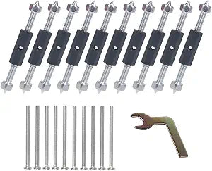 Cassette Repair Device/Electrical Box Repair,86 Type Switch Socket Universal Outlet Box Repairer 10 Screws Tools Sturdy Switch and Socket+1 Wrench-Upgraded Nylon Insulation