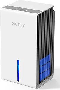 MORFY Dehumidifier, 60Oz Small Dehumidifier for Bedroom Bathroom RV with Auto Shut Off, Compact Quiet Dehumidifiers for Room Home Closet