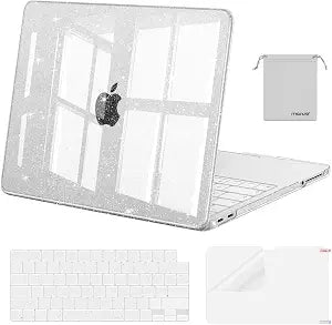 MOSISO Sparkly Glitter Case Compatible with MacBook Neo Case 13 inch 2026