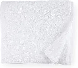 Sferra Sarma Bath Towel 30" x 60" - 650 GSM, 100% Turkish Combed Cotton - Elegant Solid Design Towel - Super Soft, Ultra-Absorbent, and Quick Dry Towels for Bathroom - White