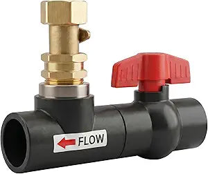AC Drain Line Cleaner Tool - AC Drain Line Unclogger Tool, HVAC Condensate Line Flush Kit for Air Conditioner Drain Lines, Clears AC Drain Clogs Fast, Fits 3/4 Inch PVC Pipe, Made in USA