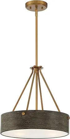 Designers Fountain Erba 3-Light Pendant, Old Satin Brass, D228M-16P-OSB