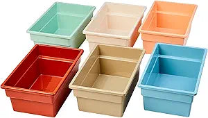 Really Good Stuff All Purpose Bins - Boho 6 Pack