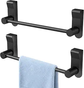 YUMORE 12" Extra-Long Over the Cabinet Towel Holder 2-Pack