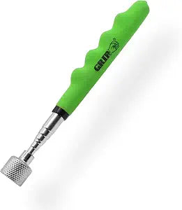 Grip 25 lb Super Telescopic Magnetic Pickup Tool - Extends to 30" - Cushion Grip - Retrieve Ferrous Objects & Metal Shavings Around Garage, Workshop, Jobsite - Easy Cleanup - Retrieval Wand