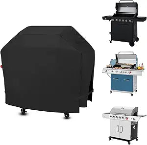 Outdoor Grill Cover for Royal Gourmet GA5403B/GA5403C 5-Burner Propane Gas Grill, 58 Inch Waterproof 600D Grill Cover for SG6002R/GE6001H 6-Burner BBQ Gas Grill, Heavy Duty Covers-58 x 26 x 45 Inches.