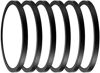 12 Inch 6Pack Super Slim Flush Mount Ceiling Light Fixture,24W 3200LM Dimmable 5CCT Selectable 2700K-5000K Round Light Fixture for Living/Bedroom,Kitchen/Bathroom,Porch &All Indoor Spaces Black